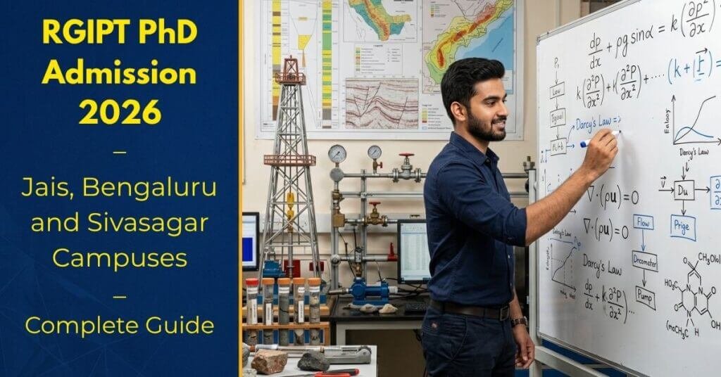 RGIPT PhD admission 2026