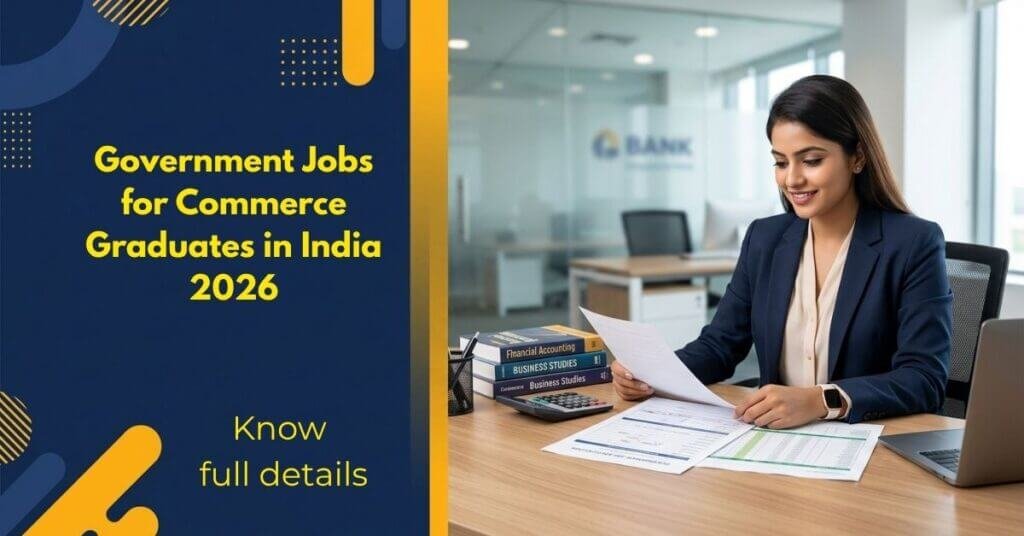 government jobs commerce graduates 2026