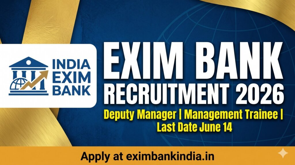 Exim Bank recruitment 2026
