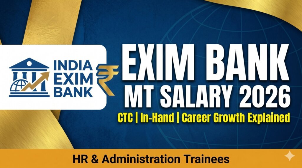Exim Bank Management Trainee Salary 2026 - CTC In-Hand Pay HR Administration Career Growth